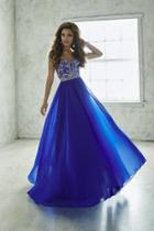 Tiffany Homecoming - Shimmering Sweetheart A-line Chiffon Evening Gown 46050