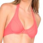 Luli Fama - Cosita Buena Underwire Halter Top In Fire Coral (l17687)