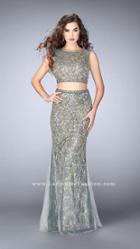 Gigi - Enchanting Beaded And Laced Two-piece Dress 24392