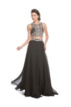 Aspeed - L1665 Two Piece Embellished A-line Prom Dress