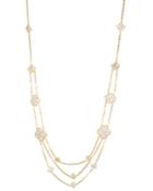 Jarin K Jewelry - Triple Strand Lace Clover Necklace