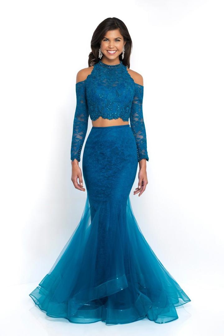 Blush - 11586 Two Piece High Mermaid Dress