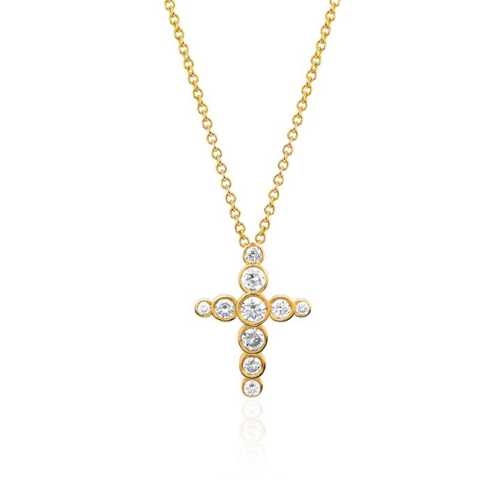 Logan Hollowell - Diamond Celestial Cross Necklace