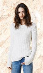 Again Collection - Seven And Seven White Sweater In White