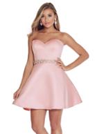 Ashley Lauren - 4064 Crystal Beaded Sweetheart Satin A-line Dress