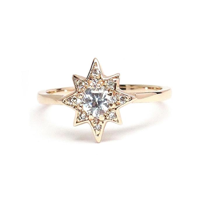 Rachael Ryen - Starburst Gold Ring
