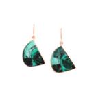 Tresor Collection - Emerald Earrings In 18k Yg