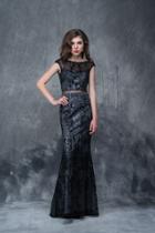 Nina Canacci - 1396 Charming Sheered Mermaid Evening Gown