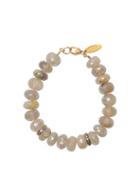Heather Gardner - Large Aqua Rondelle Diamond Bracelet