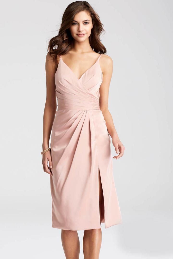 Jovani - Jvn50429 Asymmetrical Pleated Sheath Dress