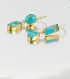 Lori Kaplan Jewelry - Persian Turquoise 18k Gold Earrings