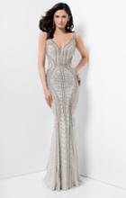 Terani Couture - Full Length Beaded Sleeveless Evening Gown 1711gl3552