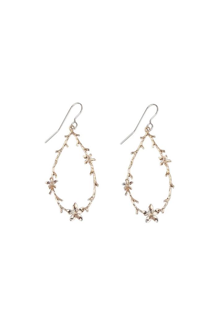 Heather Gardner - Floral Earring In Gold Or Silver
