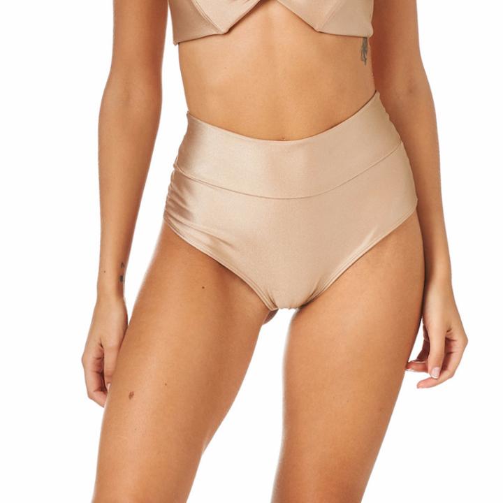 Montce Swim - Dark Sand High Rise Bottom