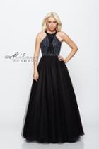 Milano Formals - Embellished Halter Evening Gown E2104