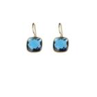 Margaret Elizabeth - Mini Cushion Cut Drops Navy Quartz