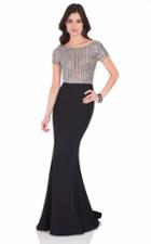 Terani Couture - Glistening Crystal Bateau Mermaid Gown 1622e1554