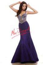 Cassandra Stone - 65005 Halter Gown In Royal Purple
