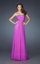 La Femme - 18899 Sparkling Strapless Sweetheart Evening Gown