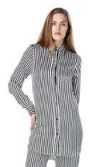 Again Collection - Ziggy Oversized Silk Blouse In Print