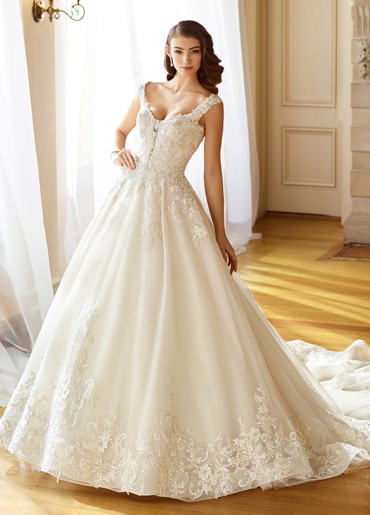 Martin Thornburg For Mon Cheri - 217202 Lace Ballgown Wedding Dress