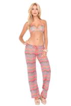 Luli Fama - Fuego Divino Beach Pant In Multicolor (l440839)