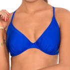 Luli Fama - Underwire Adjustable Top In Electric Blue (l176293)