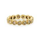 Elizabeth Buenaventura - Youth Eternity Ring With Champagne Diamonds