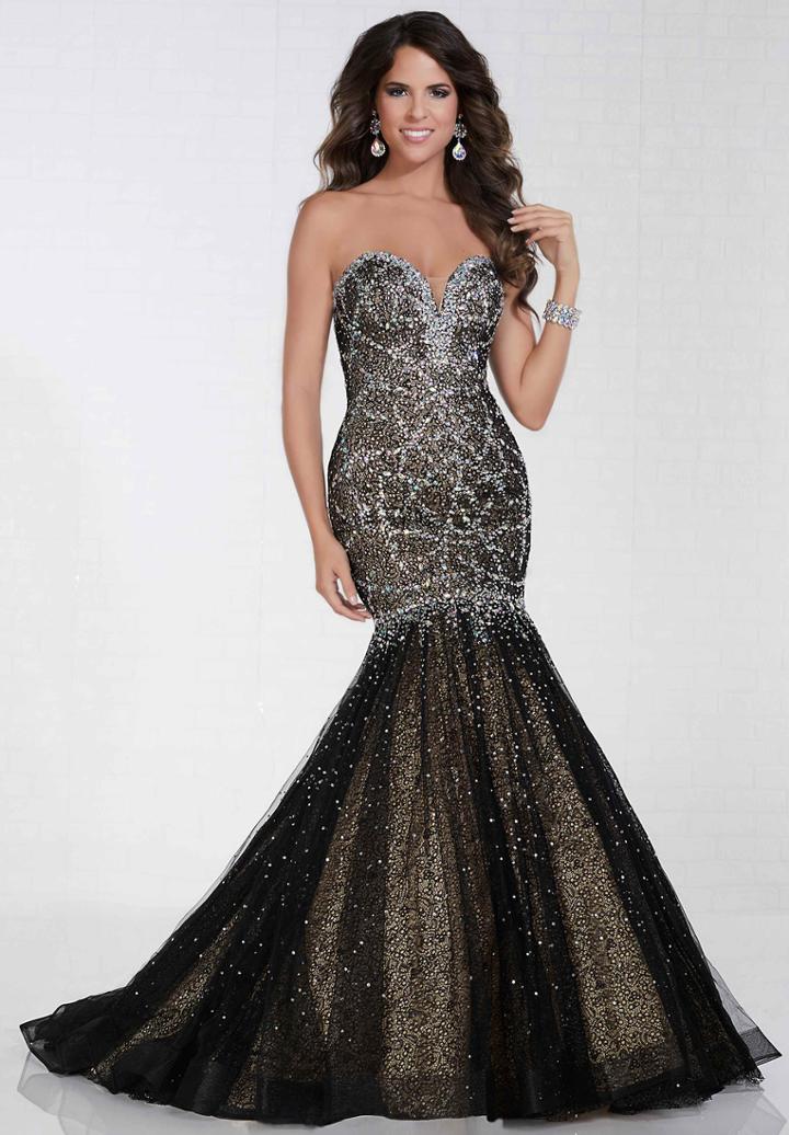 Tiffany Homecoming - 16286 Embellished Sweetheart Tulle/lace Mermaid Gown