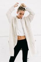 Joah Brown - Fool For You Cardigan In Bone
