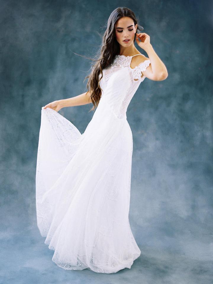 Wilderly Bride By Allure Bridals - F109 Lace Paneled Bodice Bridal Gown