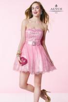 Alyce Paris Homecoming - 3510 Dress In Pink Silver