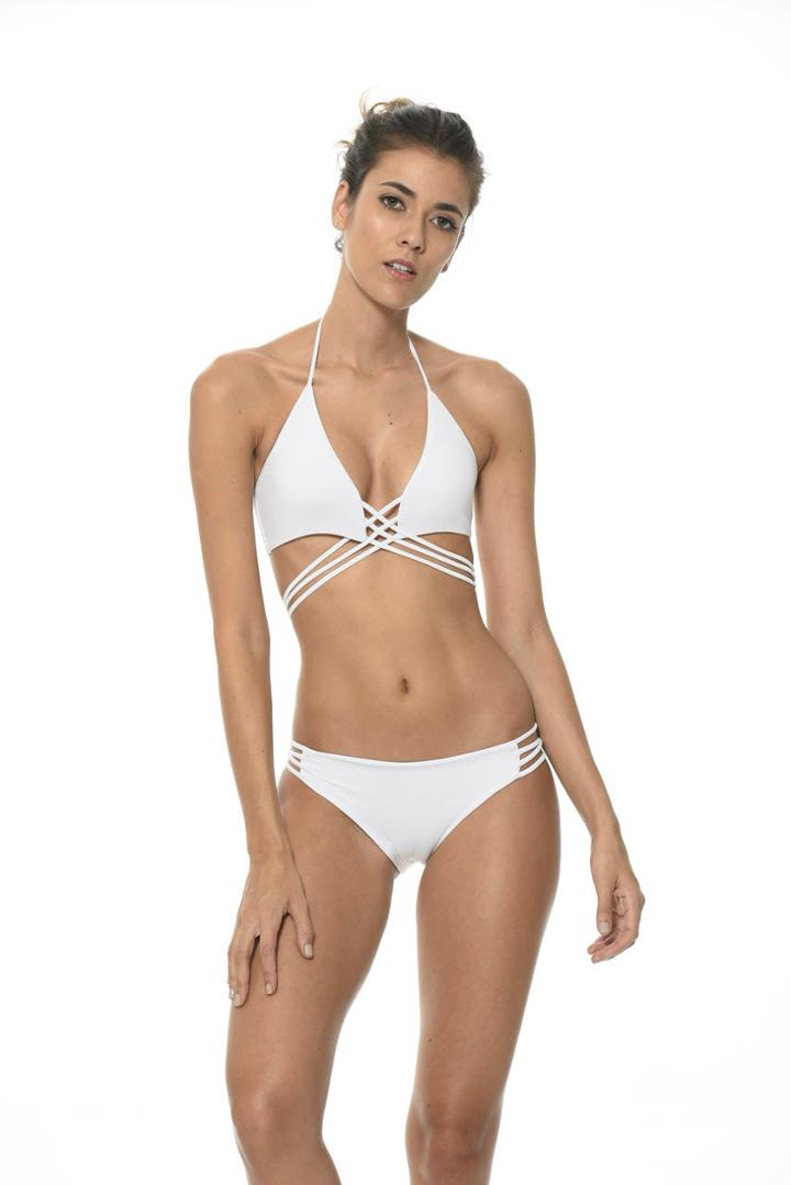 2017 Malai Swimwear - Blan String Side Bottom B00283