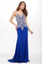 Jovani - Gloriously Beaded Full-length Evening Gown Jvn33690
