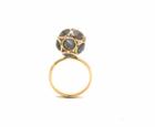 Tresor Collection - Labradorite Sphere Ball Ring In 18k Yellow Gold