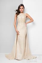 Terani Evening - Sparkling Applique Overskirt Gown 1711e3208