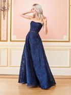 Clarisse - 3570 Strapless Textured A-line Evening Gown