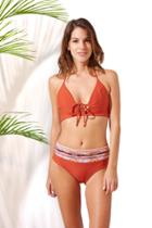 Poema Swim - Corfu Top X Rust/aztec Lanai Bottom Rust Set
