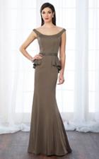 Cameron Blake - 217640 Beaded Wide Scoop Neck Sheath Dress