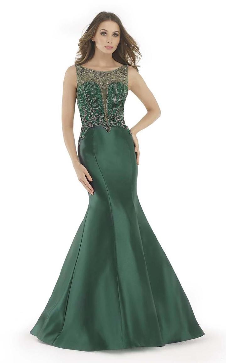 Morrell Maxie - 15649 Sparkling Beaded Illusion Mermaid Dress