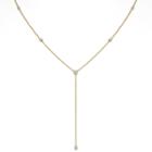 Logan Hollowell - Diamond Star Droplet Necklace