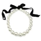 Ben-amun - Mod Victorian Large Pearls With Ribbon