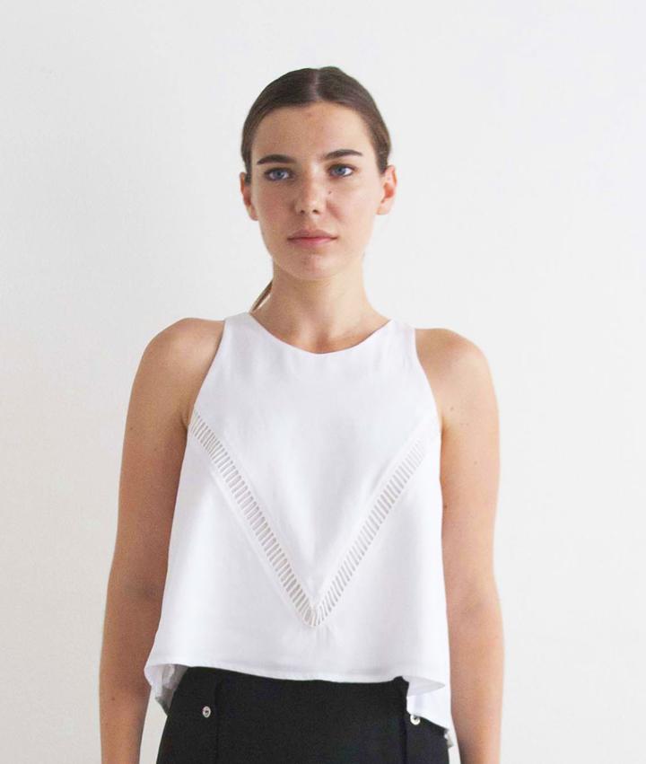 Merritt Charles - Fox Top / White Top With Trim