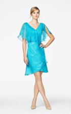 Daymor Couture - V-neck Cocktail Dress 380