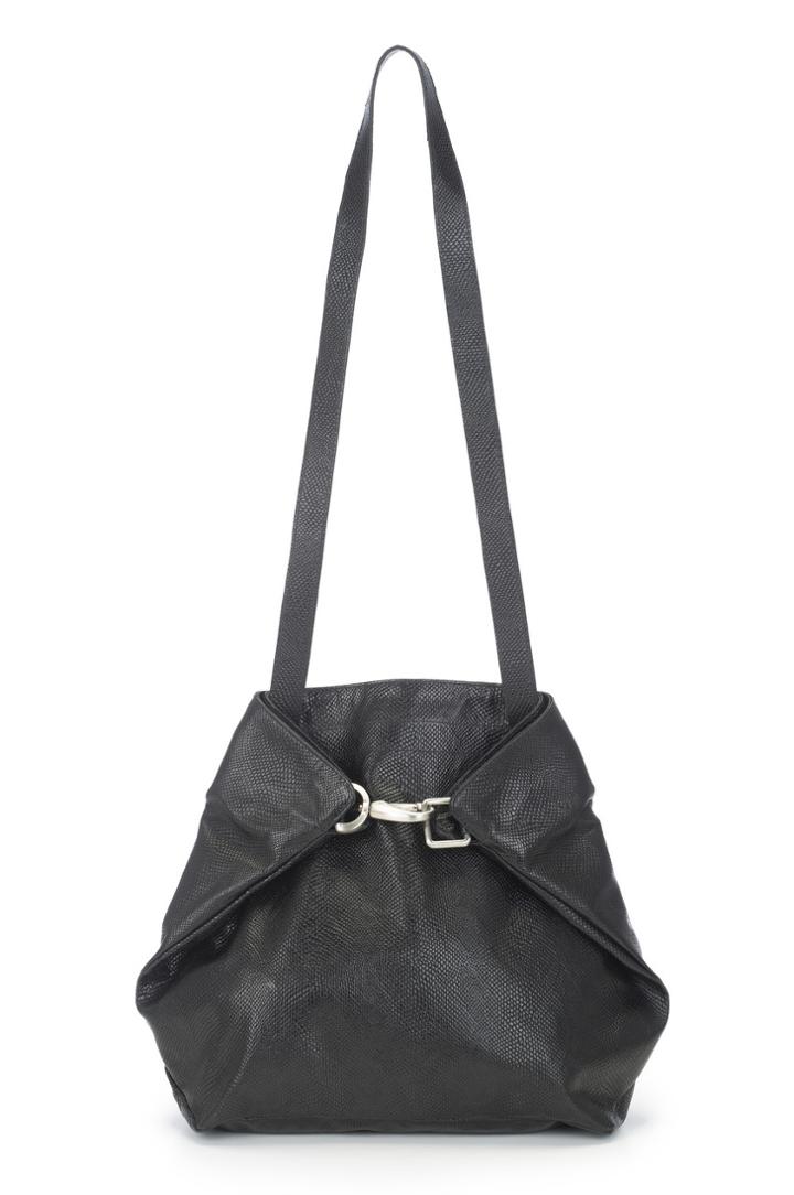 August Handbags - The Telluride - Black Lizard