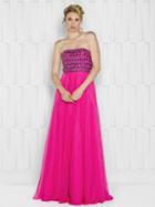 Colors Dress - 1654 Beaded Semi-sweetheart A-line Dress