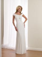 Destinations By Mon Cheri - 112106 Long Dress In Ivory