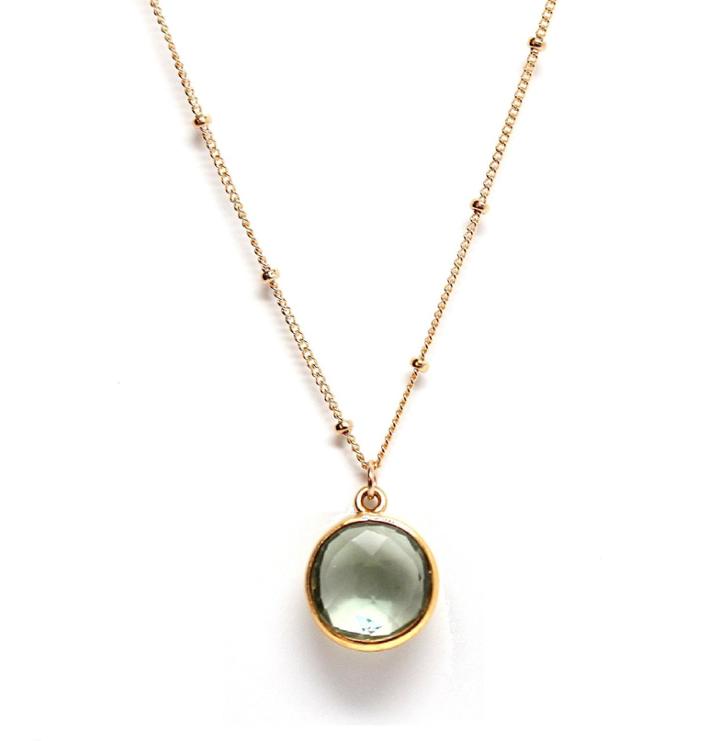Rachael Ryen - Green Amethyst Petite Pendant