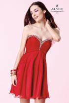 Alyce Paris Homecoming - 3671 Dress In Red