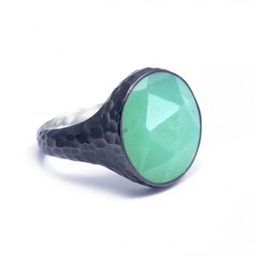 Nina Nguyen Jewelry - Medium Round Oxidized Ring